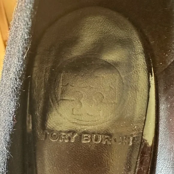 Tory Burch size 8 Laura flannel heels - Picture 4 of 8